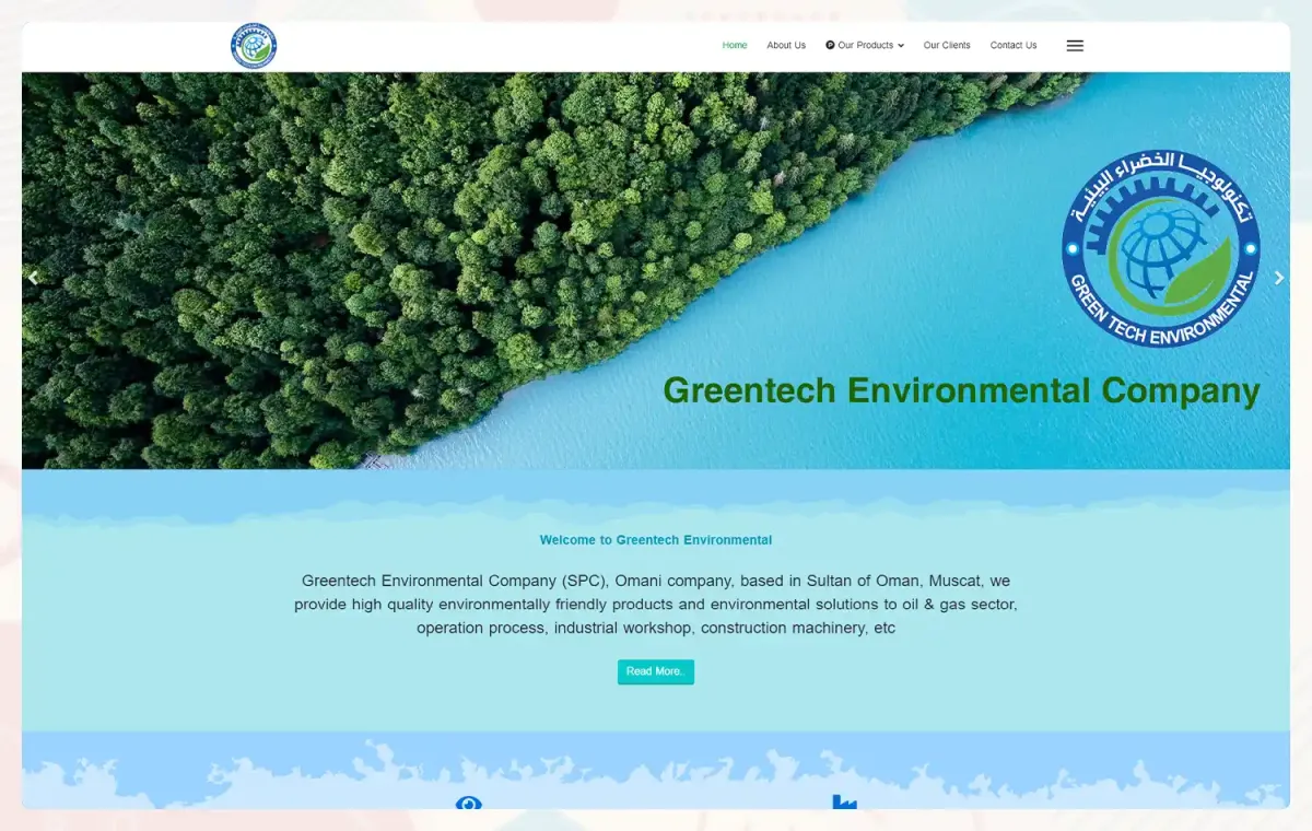 Green Environmental Technology Website